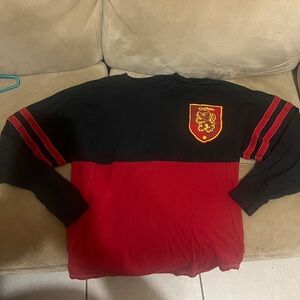 Gryffindor Red and Black Long Sleeve Shirt